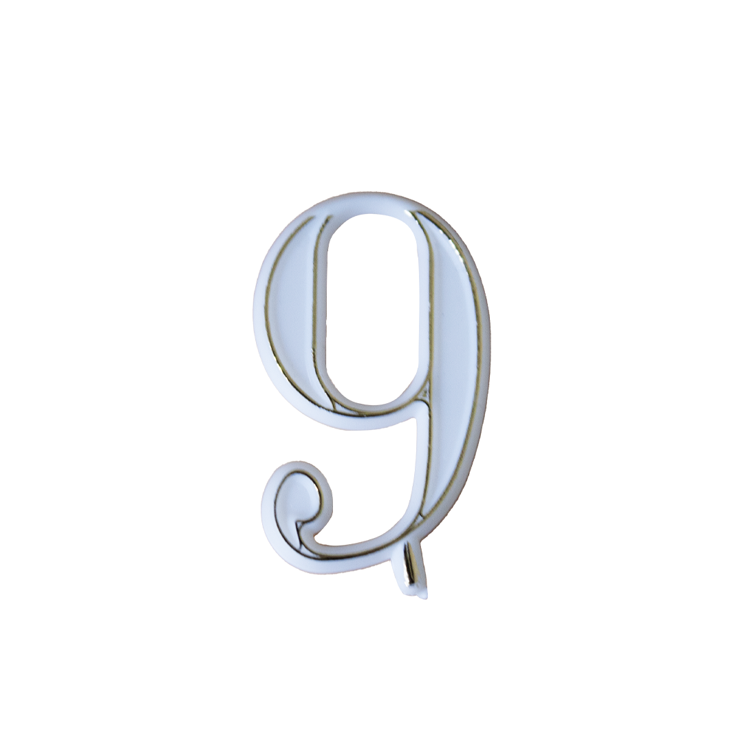 100 Numeri 9 per torte bianco con perfilo oro 2 100 Numeri 9 per torte bianco con perfilo oro - immagine 2