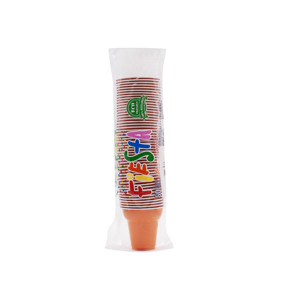 50 Bicchierini caffè 80 cc Aristea bicolore arancio 3 50 Bicchierini caffè 80 cc Aristea bicolore arancio - immagine 3