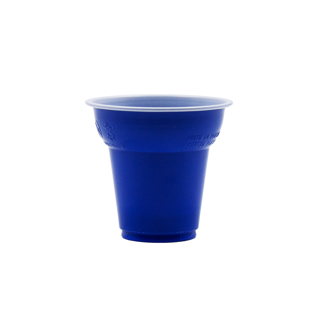 50 Bicchierini caffè 80 cc bicolore blu 1 50 Bicchierini caffè 80 cc bicolore blu