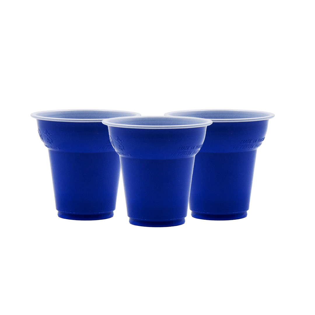 50 Bicchierini caffè 80 cc bicolore blu 2 50 Bicchierini caffè 80 cc bicolore blu - immagine 2