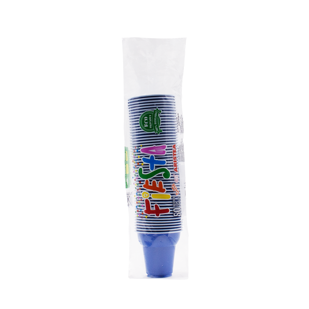 50 Bicchierini caffè 80 cc bicolore blu 3 50 Bicchierini caffè 80 cc bicolore blu - immagine 3