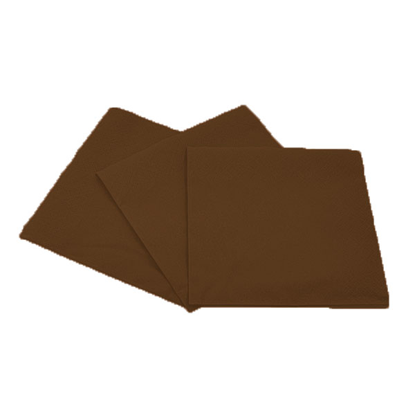 24 Tovaglioli cartatessuto 40x40 cm style cacao 3 24 Tovaglioli cartatessuto 40x40 cm style cacao - immagine 3
