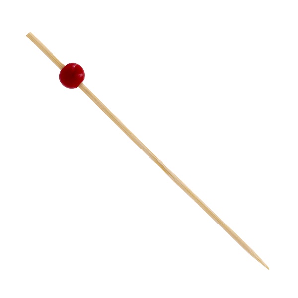 100 Spiedi in bamboo sfera 15 cm 2 spiedo decorato per aperitivi