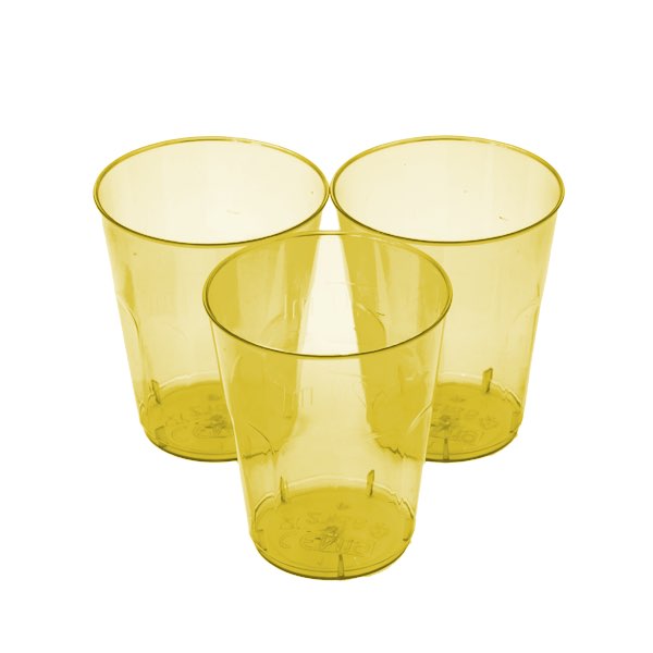 20 Bicchieri chupito gialli 20 cc 2 20 Bicchieri chupito gialli 20 cc - immagine 2