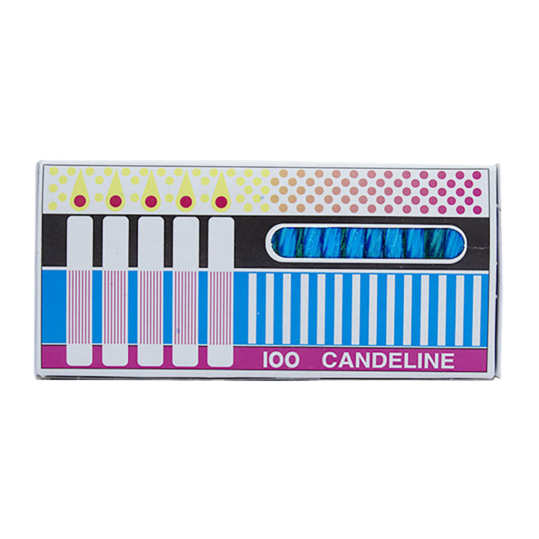 100 Candeline in cera cielo 3 100 Candeline in cera cielo - immagine 3