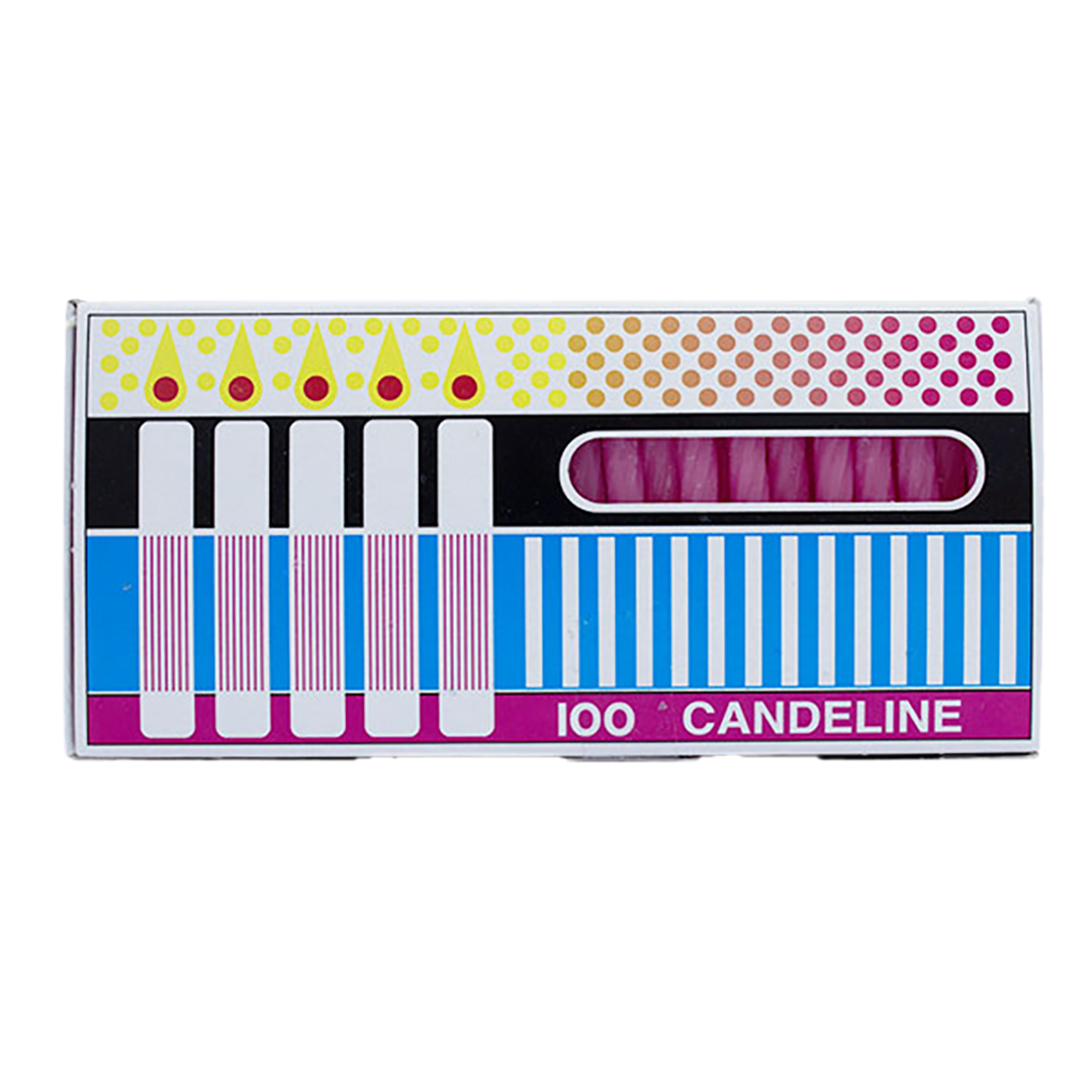 100 Candeline in cera rosa 3 100 Candeline in cera rosa - immagine 3