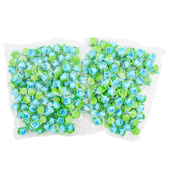 200 Roselline cielo con foglie per decorazione torte 4 200 Roselline cielo con foglie per decorazione torte - immagine 4