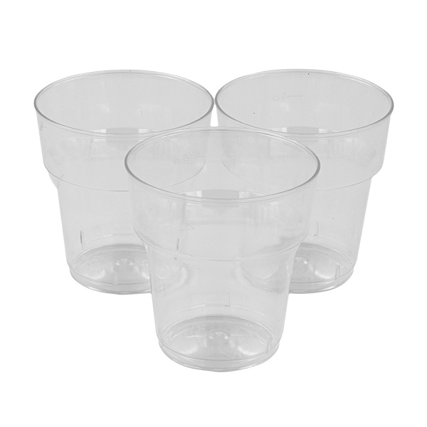 25 Bicchierini shot cicchettini 50 cc trasparenti 2 tre bicchierini cicchetti in plastica rigida trasparente