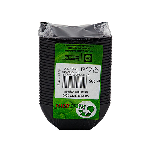 25 Coppe quadre nere 90 cc 3 25 Coppe quadre nere 90 cc - immagine 3