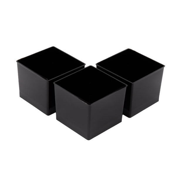 12 Bicchierini cubo nero 60 cc 2 12 Bicchierini cubo nero 60 cc - immagine 2