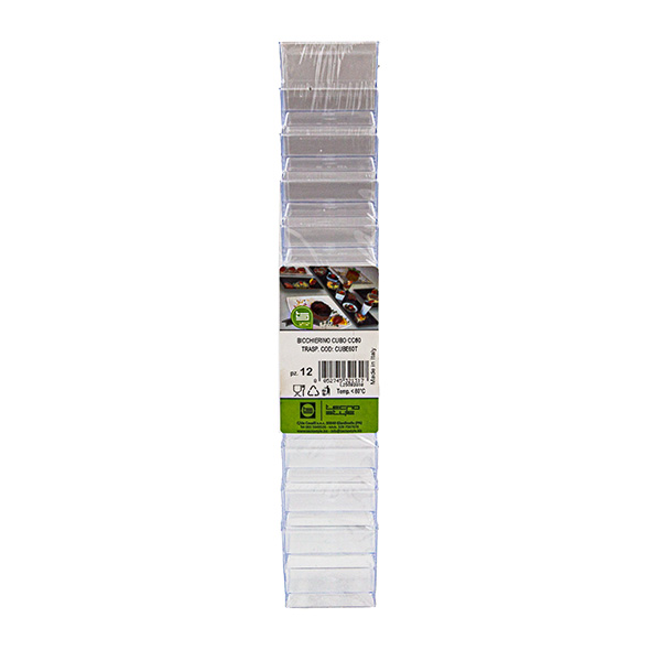 12 Bicchierini cubo trasparenti 60 cc 3 12 Bicchierini cubo trasparenti 60 cc - immagine 3