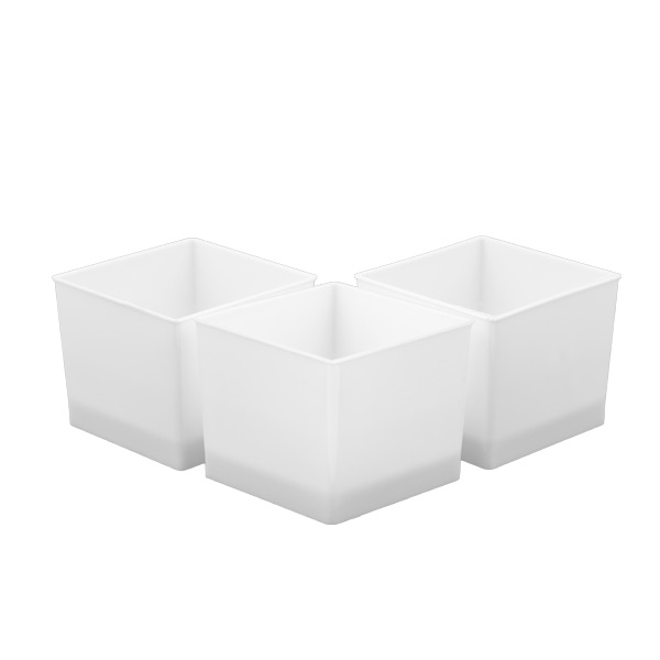 12 Bicchierini cubo bianchi 60 cc 2 12 Bicchierini cubo bianchi 60 cc - immagine 2