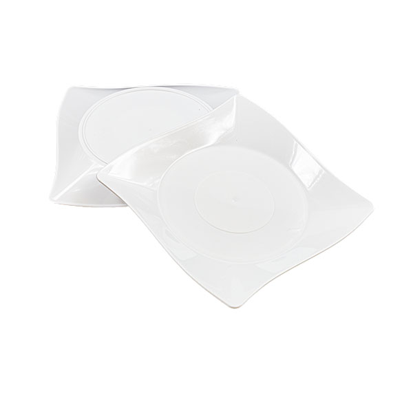 25 Vassoi 13x13 cm new style bianchi 2 25 Vassoi 13x13 cm new style bianchi - immagine 2