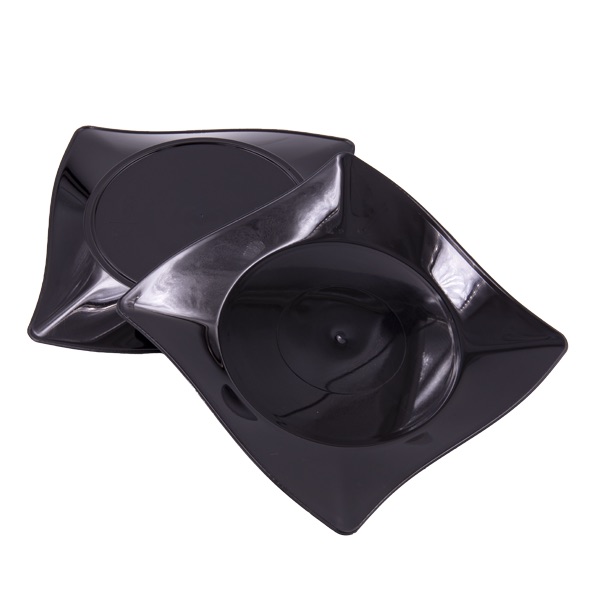 25 Vassoi 13x13 cm new style nero 2 25 Vassoi 13x13 cm new style nero - immagine 2