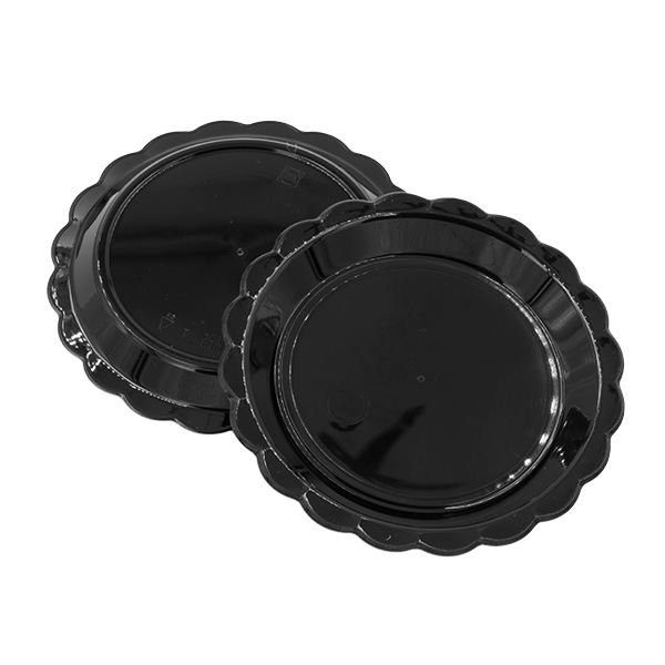 100 Vassoi tondi Ø 9 cm free nero 2 100 Vassoi tondi Ø 9 cm free nero - immagine 2
