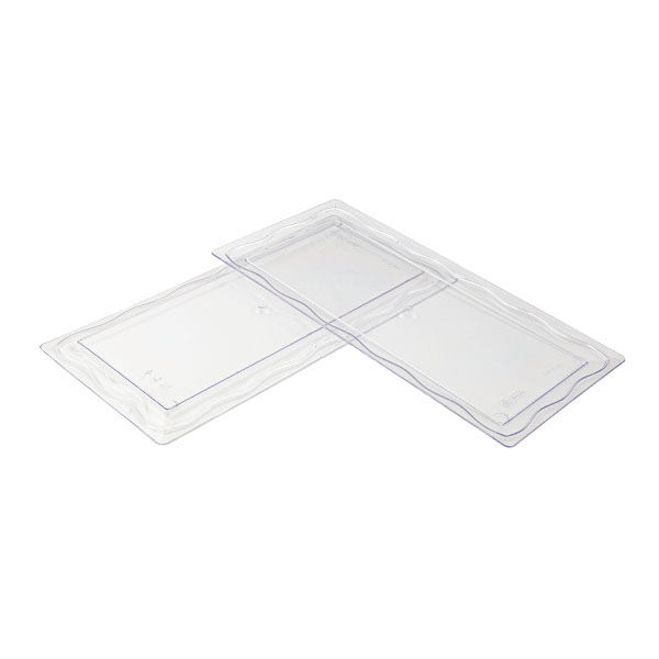 10 Vassoi tronchi 14,5x30 cm trasparenti 2 10 Vassoi tronchi 14,5x30 cm trasparenti - immagine 2