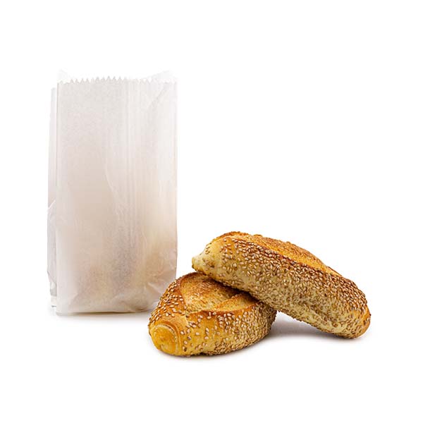 10 kg Buste pane 12x28 cm bianche neutre pura cellulosa n.2 45gr 2 10 kg Buste pane 12x28 cm bianche neutre pura cellulosa n.2 45gr - immagine 2