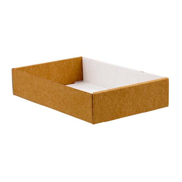 100 Vassoi/box Plateau 25x16x5h cm avana 2 100 Vassoi/box Plateau 25x16x5h cm avana - immagine 2