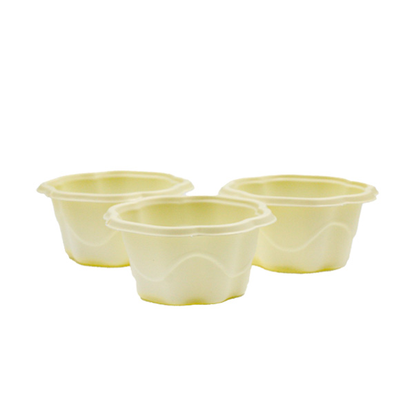 100 Eco-Boy coppette gelato 80 cc bio gialle Poloeco 2 100 Eco-Boy coppette gelato 80 cc bio gialle Poloeco - immagine 2