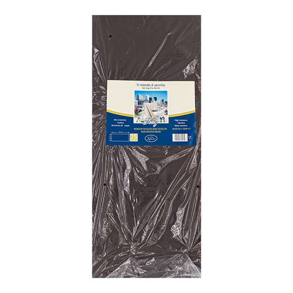25 Runner TNT Tizzy 50x120 cm Marrone 3 25 Runner TNT Tizzy 50x120 cm Marrone - immagine 3