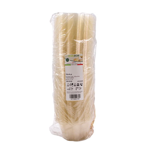 100 Coppette eco boy trasparenti 170 cc Poloeco 3 100 Coppette eco boy trasparenti 170 cc Poloeco - immagine 3