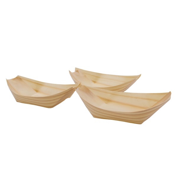 100 Barchetta in legno 140mm x 80mm 2 100 Barchetta in legno 140mm x 80mm - immagine 2