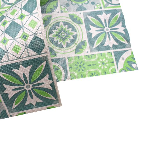 25 Tovaglie goffrate Ideal-party 100x100 stampa maioliche verdi 2 25 Tovaglie goffrate Ideal-party 100x100 stampa maioliche verdi - immagine 2