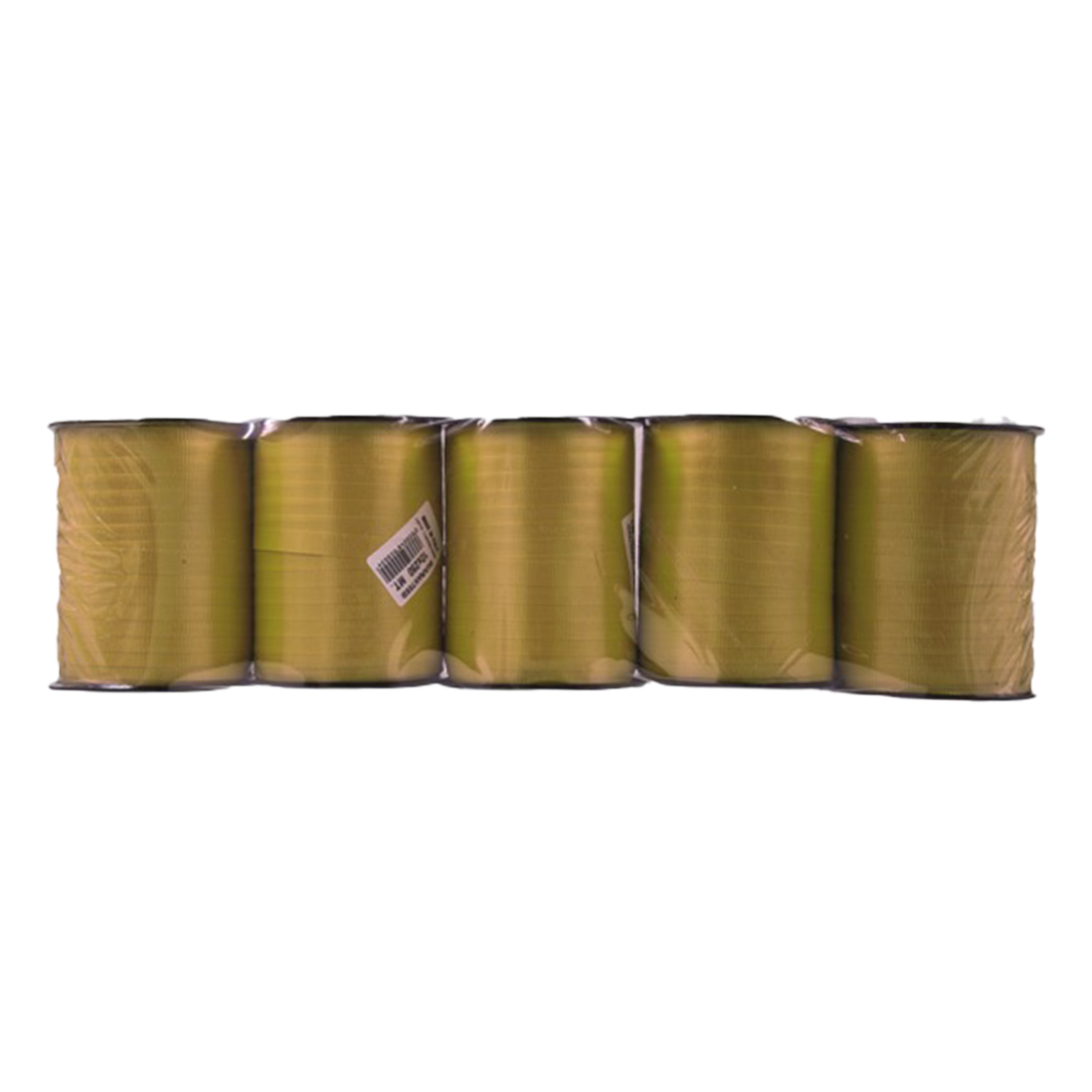 5 Rocchetti nastro liscio 10 mm x 250 m oro 3 5 Rocchetti nastro liscio 10 mm x 250 m oro - immagine 3