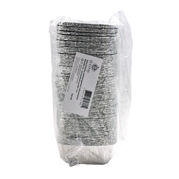 100 Vaschette alluminio Elite 1/2 porzione 11x11 cm h3,5 cm 3 100 Vaschette alluminio Elite 1/2 porzione 11x11 cm h3,5 cm - immagine 3