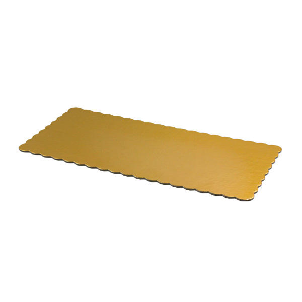 10 kg Vassoi tronchetti 17x35 cm oro merlettati 2 10 kg Vassoi tronchetti 17x35 cm oro merlettati - immagine 2
