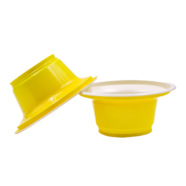 50 Coppette yogurt PP YO Kristal Cup 200 cc gialle 2 50 Coppette yogurt PP YO Kristal Cup 200 cc gialle - immagine 2