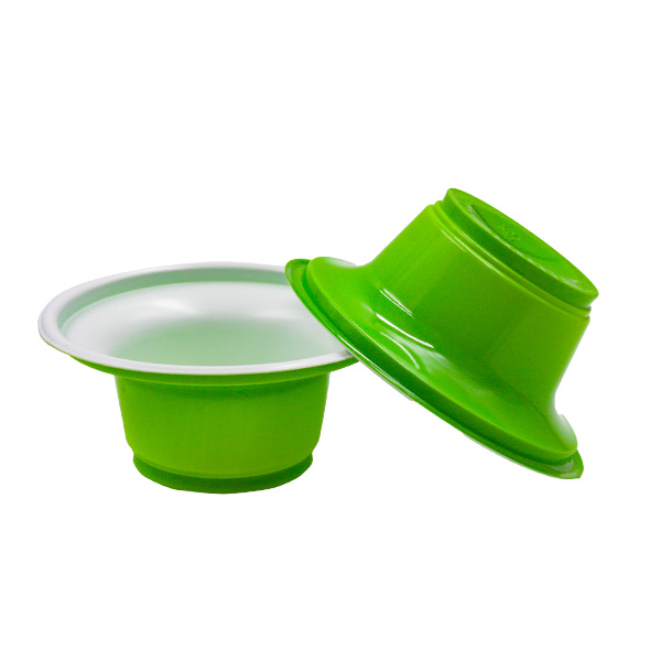 100 Coppette yogurt PP YO Kristal Cup 160 cc verdi 2 100 Coppette yogurt PP YO Kristal Cup 160 cc verdi - immagine 2