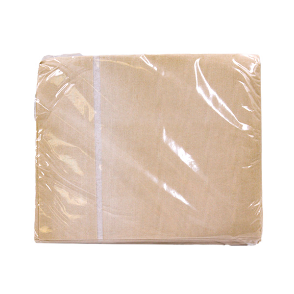 Tovaglioli Tizzy colore champagne in carta tessuto  da 40x33cm con tasca portaposate effetto tessuto