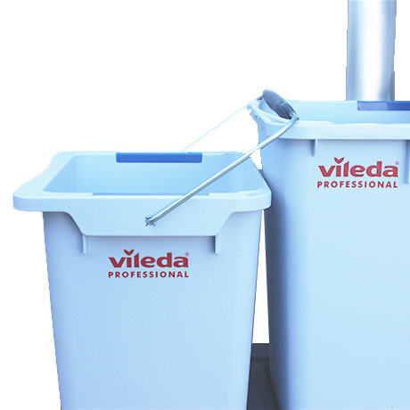 VILEDA Carrello per le pulizie ultraspeed pro doppio con barra 3 VILEDA Carrello per le pulizie ultraspeed pro doppio con barra - immagine 3