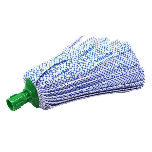 Mocio Vileda antibatterico con setole corte 27cm fregona standard ag green 2 Mocio Vileda antibatterico con setole corte 27cm fregona standard ag green - immagine 2