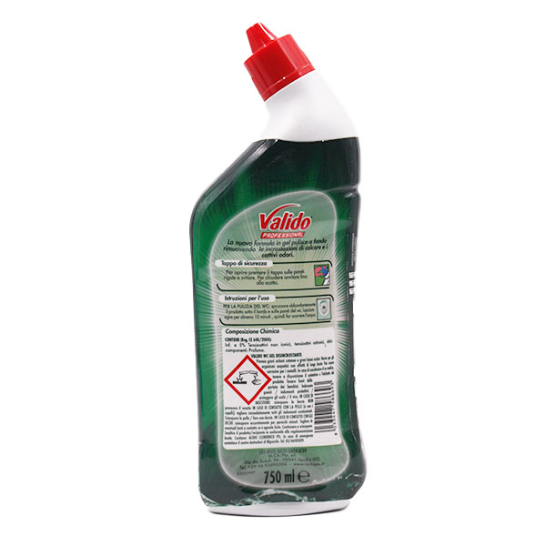 VALIDO WC GEL DISINCROSTANTE 750ML 3 VALIDO WC GEL DISINCROSTANTE 750ML - immagine 3