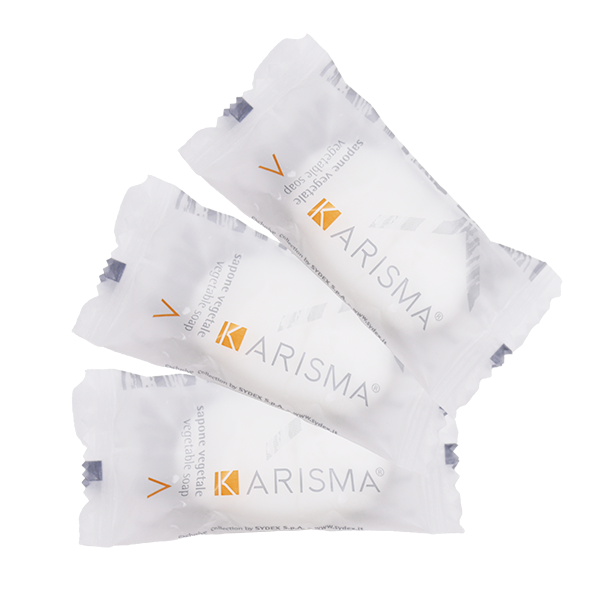 600 Karisma sapone vegetale ovale 9gr flow pack 2 600 Karisma sapone vegetale ovale 9gr flow pack - immagine 2