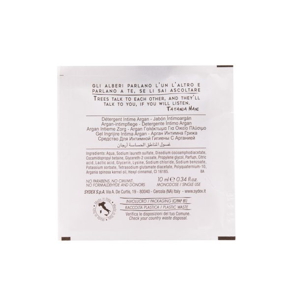 500 Barks detergente intimo argan in bustina 10ml
