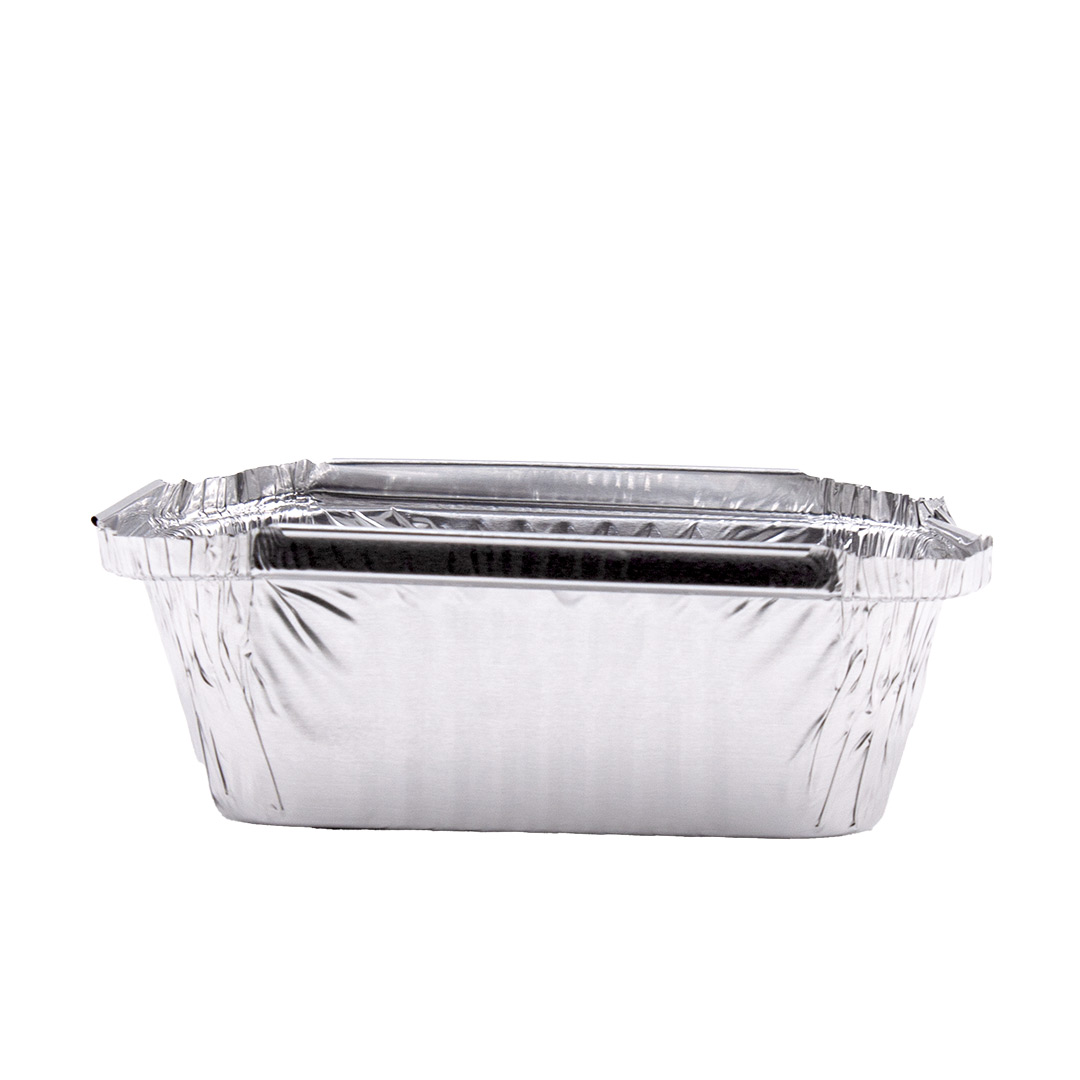 50 Vaschette alluminio 1 porzione con coperchio 470cc 1 50 Vaschette alluminio 1 porzione con coperchio 470cc