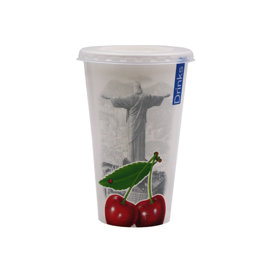 100 Coperchi PP piatti diam.83mm per bicchieri Drinks&City in cartoncino 409ml trasparenti 3 100 Coperchi PP piatti diam.83mm per bicchieri Drinks&City in cartoncino 409ml trasparenti - immagine 3
