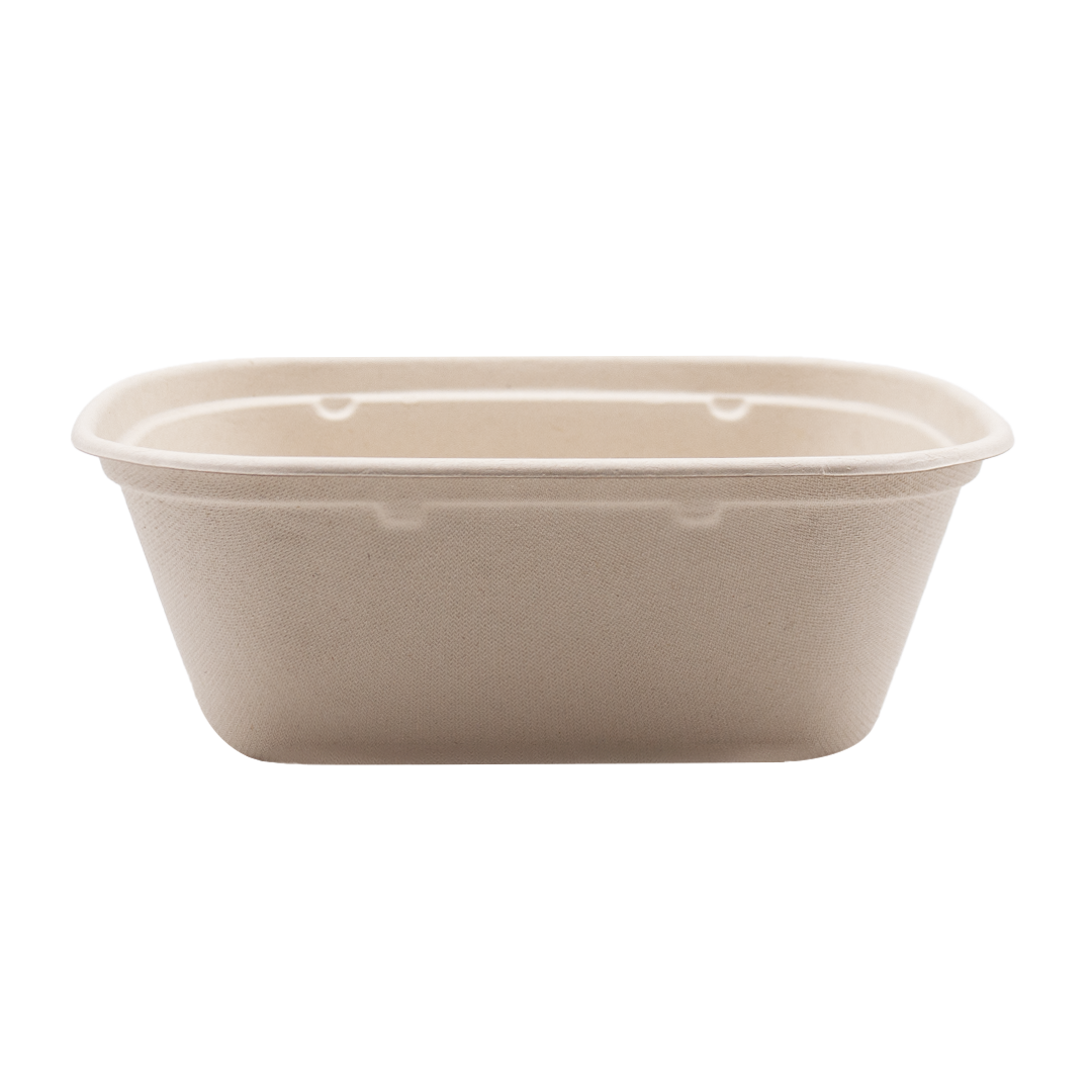 50 Contenitori in polpa di cellulosa take away 1300ml avana 1 50 Contenitori in polpa di cellulosa take away 1300ml avana