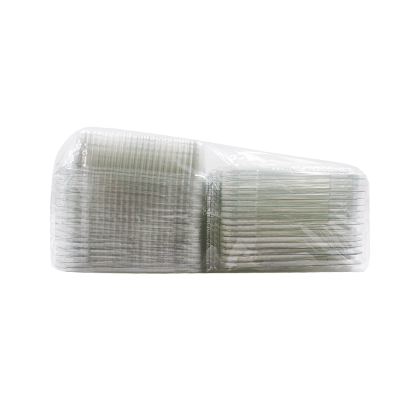 50 Vaschette OPS salvafreschezza SH45/P rettangolari trasparenti con coperchio piatto 3 50 Vaschette OPS salvafreschezza SH45/P rettangolari trasparenti con coperchio piatto - immagine 3