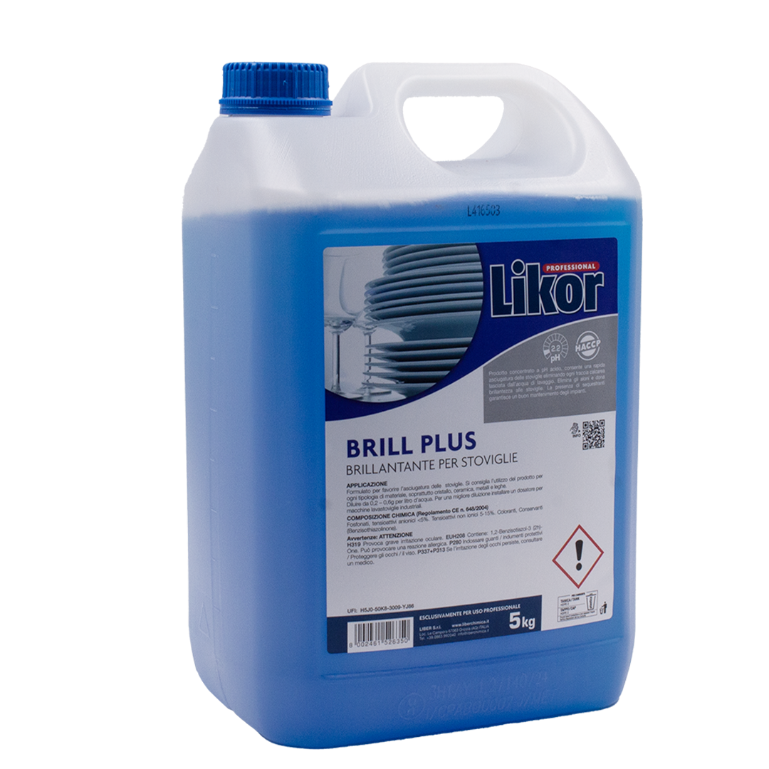 Likor professional BRILL PLUS brillantante lavastoviglie 5kg 2 Likor professional BRILL PLUS brillantante lavastoviglie 5kg - immagine 2