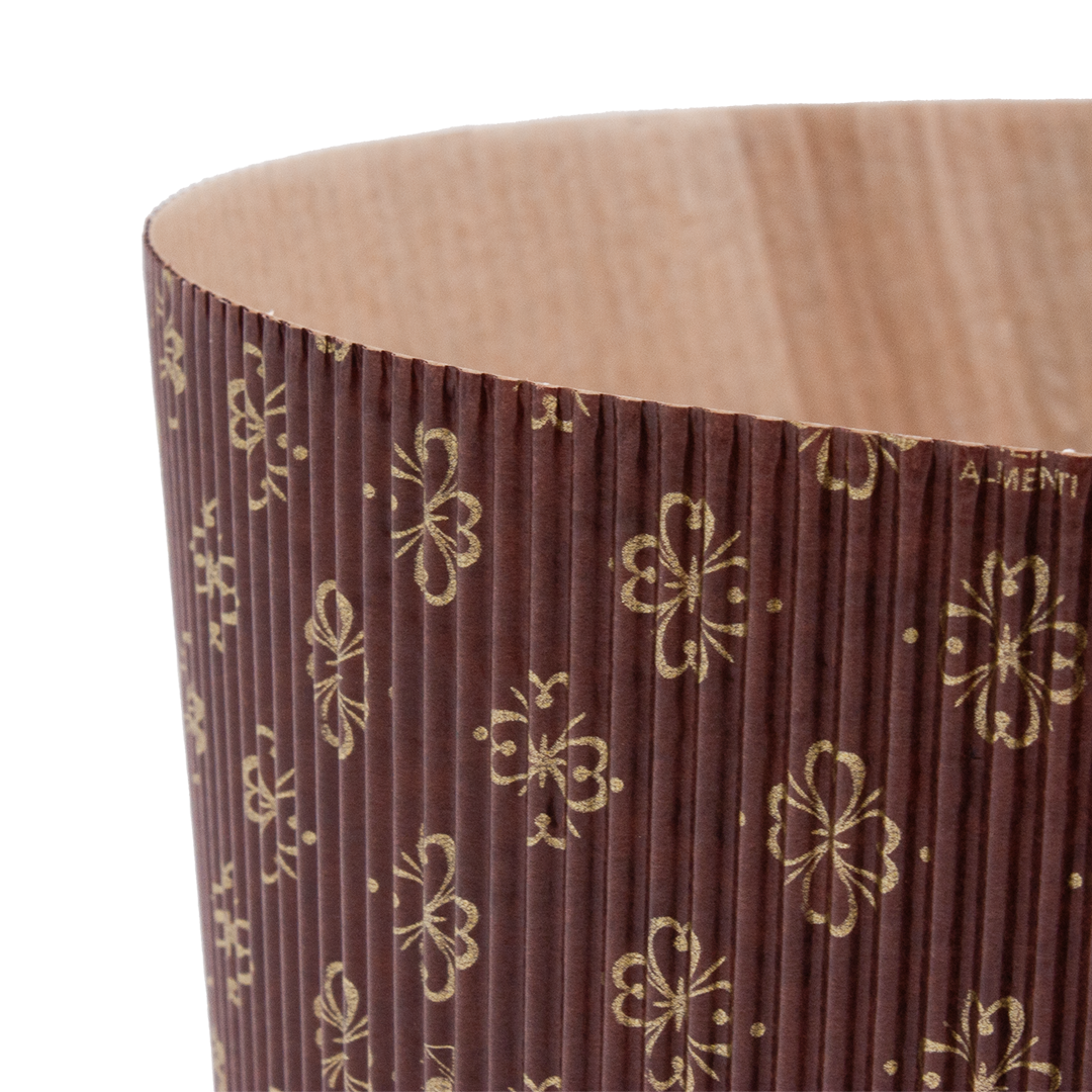60 Forme cottura Panettone basso microonda in carta 1000 gr diam.21cm h7 cm marroni 2 60 Forme cottura Panettone basso microonda in carta 1000 gr diam.21cm h7 cm marroni - immagine 2