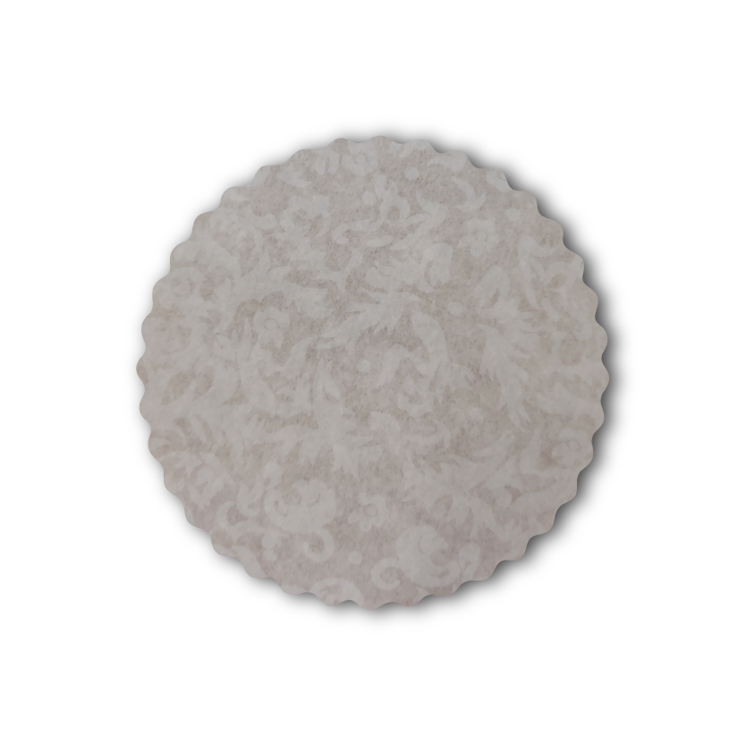 1000 Sottogelato in carta diam.12cm bianco damascato 1 1000 Sottogelato in carta diam.12cm bianco damascato