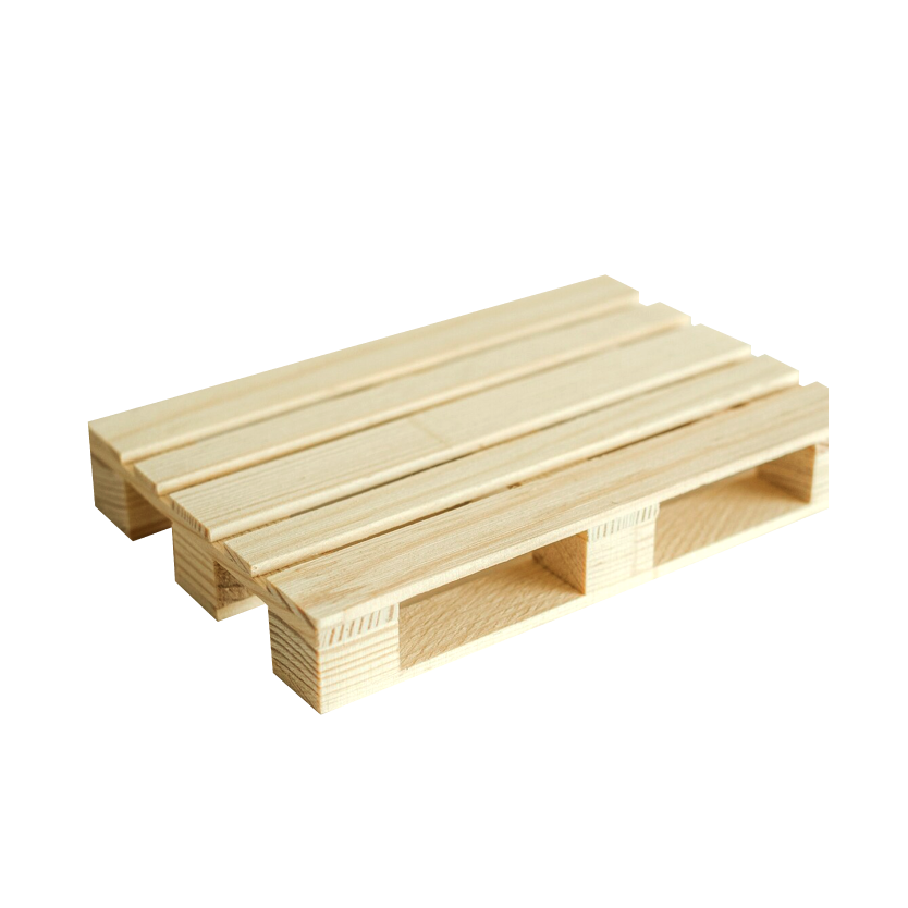 Mini pallet in legno naturale anti scheggia 20x12cm h3,5cm 2 Mini pallet in legno naturale anti scheggia 20x12cm h3,5cm - immagine 2