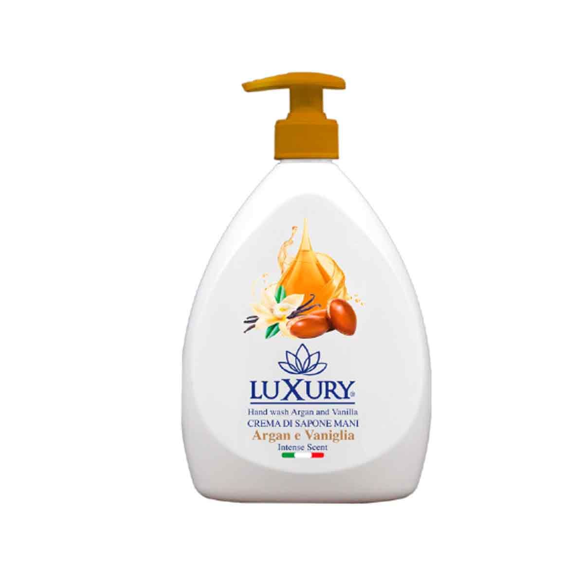 Luxury Sapone Mani 750ml Argan e Vaniglia 1 Luxury Sapone Mani 750ml Argan e Vaniglia