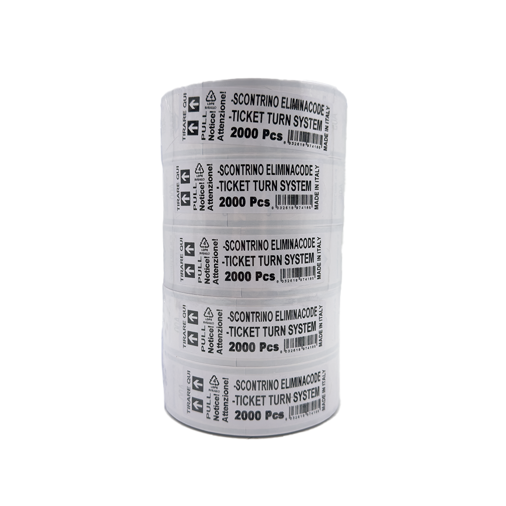 5 rotoli x2000 numeri eliminacode a rondine blu 3 5 rotoli x2000 numeri eliminacode a rondine blu - immagine 3