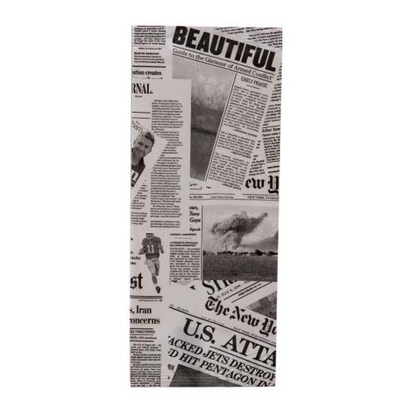 Buste porta posate stampa giornale con tov bianco 2veli 500pz 2 Buste porta posate stampa giornale con tov bianco 2veli 500pz - immagine 2