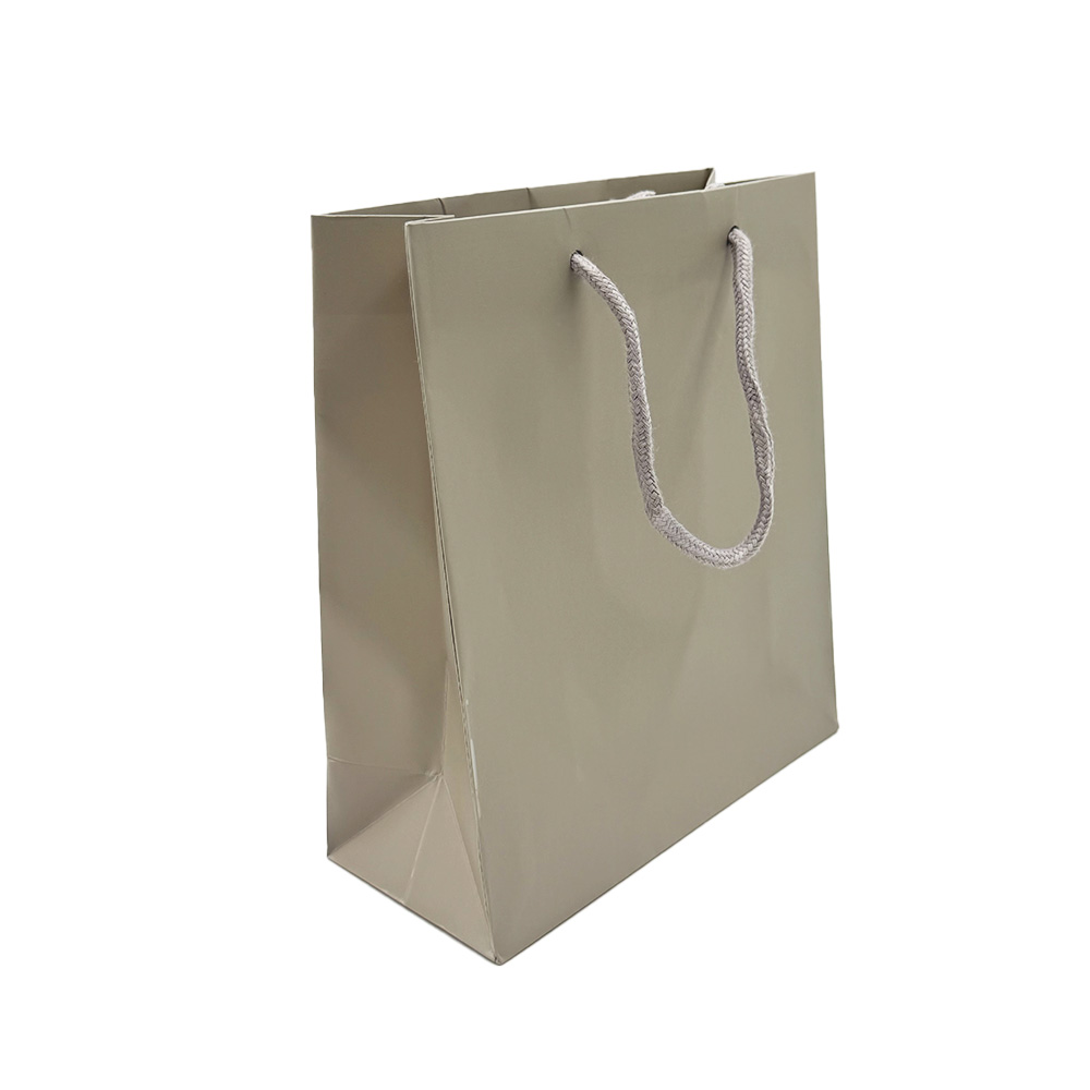 10 Shopper carta Lusso Opaca cm 18+8x21 Tortora 1 10 Shopper carta Lusso Opaca cm 18+8x21 Tortora